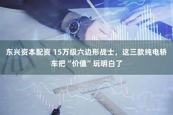 东兴资本配资 15万级六边形战士，这三款纯电轿车把“价值”玩明白了